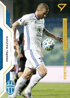 Ondrej Mazuch Mlada Boleslav SportZoo FORTUNA:LIGA 2020/21 Gold Limited /99 #124